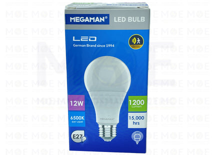 Megaman A60 LED Lamp Bulb Daylight with Motion Sensor E27 12W 1200Lm | YTA60X3-MS | لمبة ليد برم مزخرفة مع حساس حركة دايلايت