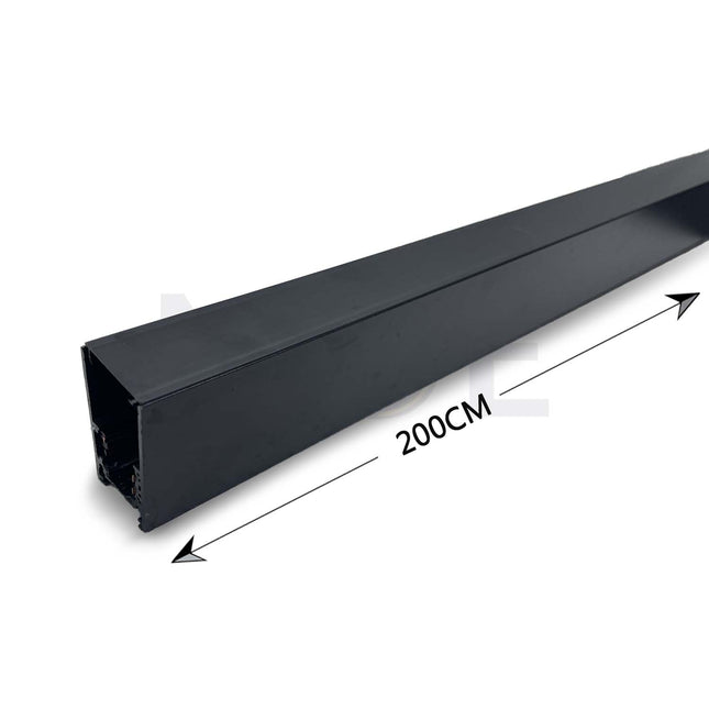 Onlex Surface Magnetic Track Light Rail Black 55x45x25mm 2mt  LX-26C