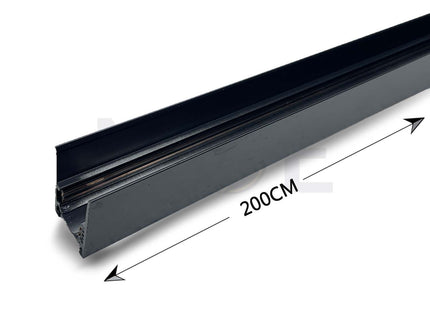 Onlex Surface Magnetic Track Light Rail Black 55x45x25mm 2mt  LX-26C