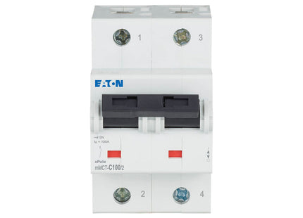 EATON MCB 2P C 25KA 100A | mMCT-C100/2 | دجنتور كهرباء مجوز - قاطع كهربائي