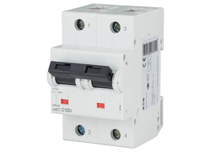EATON MCB 2P C 25KA 125A | mMCT-C125/2 | دجنتور كهرباء مجوز - قاطع كهربائي