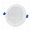 MEGAMAN LED Downlight Panel Light White Ceiling Flush Mounted Circular Daylight, Warmwhite, Coolwhite 12.5cm 12W  MQTL1127Y12W - سبوت ليد مدور مخفي ابيض دايلايت، ورم وايت، كول وايت