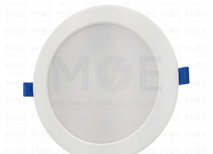 MEGAMAN LED Downlight Panel Light White Ceiling Flush Mounted Circular Daylight, Warmwhite, Coolwhite 15cm 15W  MQTL1127Y15W - سبوت ليد مدور مخفي ابيض دايلايت، ورم وايت، كول وايت (1)