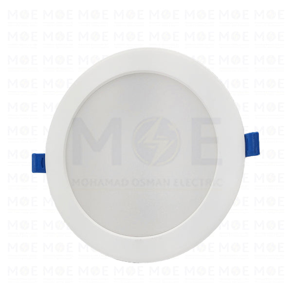 MEGAMAN LED Downlight Panel Light White Ceiling Flush Mounted Circular Daylight, Warmwhite, Coolwhite 15cm 15W  MQTL1127Y15W - سبوت ليد مدور مخفي ابيض دايلايت، ورم وايت، كول وايت (1)