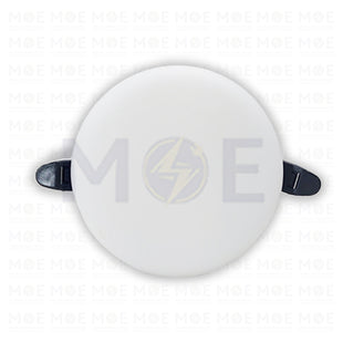 Greenlite IP40 LED DownLight/Panel Light White Flush FrameLess Adjustable Circular Spot Daylight, Warmwhite, Coolwhite 7.5cm 15W | REC15W | سبوت ليد مدور مخفي بدون كادر متحرك ابيض دايلايت، ورم وايت، كول وايت