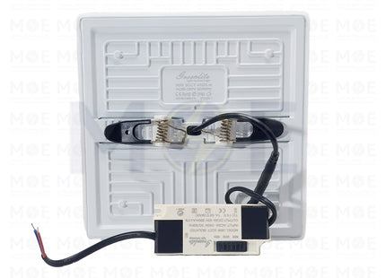 Greenlite IP40 LED DownLight/Panel Light White Flush FrameLess Adjustable Square Spot Daylight, Warmwhite, Coolwhite 15.5cm 36W | REC36W | سبوت ليد مربع مخفي بدون كادر متحرك ابيض دايلايت، ورم وايت، كول وايت