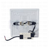 Greenlite IP40 LED DownLight/Panel Light White Flush FrameLess Adjustable Square Spot Daylight, Warmwhite, Coolwhite 15.5cm 36W | REC36W | سبوت ليد مربع مخفي بدون كادر متحرك ابيض دايلايت، ورم وايت، كول وايت