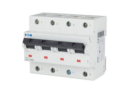EATON MCB 4P C 25KA 100A | mMCT-C100/4 | دجنتور كهرباء ثلاثة فاز مع نتر - قاطع كهربائي رباعي