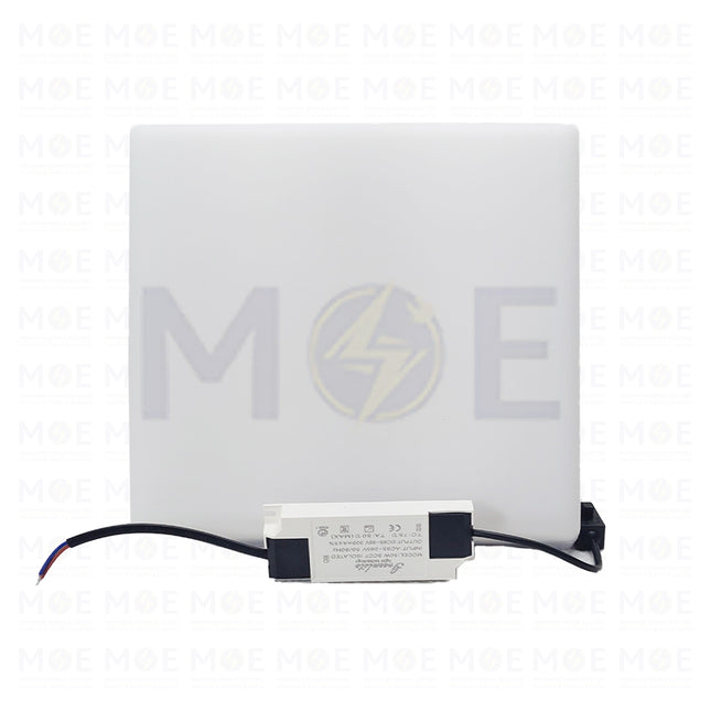 Greenlite IP40 LED DownLight/Panel Light White Surface FrameLess Square Spot Daylight, Warmwhite, Coolwhite 22.5cm 50W | SUR50W | سبوت ليد مريع ظاهر بدون كادر ابيض دايلايت، ورم وايت، كول وايت