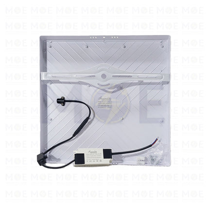 Greenlite IP40 LED DownLight/Panel Light White Surface FrameLess Adjustable Square Spot Daylight, Warmwhite, Coolwhite 30cm 60W | SUR60W | سبوت ليد مريع ظاهر بدون كادر ابيض دايلايت، ورم وايت، كول وايت