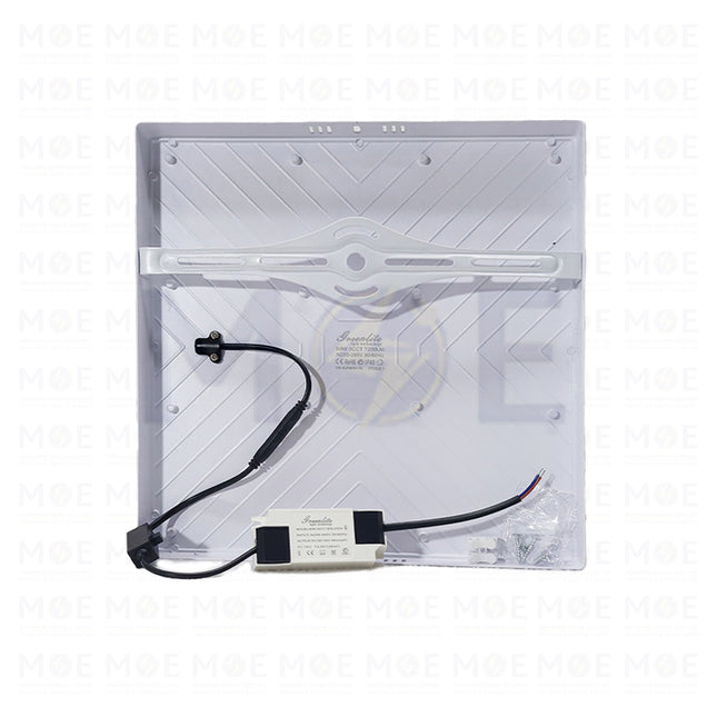 Greenlite IP40 LED DownLight/Panel Light White Surface FrameLess Adjustable Square Spot Daylight, Warmwhite, Coolwhite 30cm 60W | SUR60W | سبوت ليد مريع ظاهر بدون كادر ابيض دايلايت، ورم وايت، كول وايت