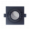 Cuperlight Downlight Spotlight Frame Aluminum Black Recessed Adjustable Square MR16 8cm  LY-A9061- سبوت فارغ المنيوم مربع مخفي اسود متحرك (1)