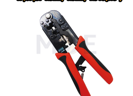 OPT Pass-Through Modular Crimping Tool 7.5inch 4P,6P,8P RJ11 / RJ12 / RJ45 | LY-5684ER