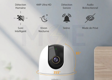 IMOU Ranger 2 Wireless Camera IP IR Eyeball HD P2P PTZ 3MP 3.6mm  IPC-K2EP-3H1W كاميرا وايرلس متحركة