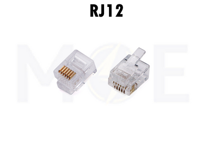 multi-line phone plug Connector Transparent RJ12 6Pin 6P6C | SS6-US01