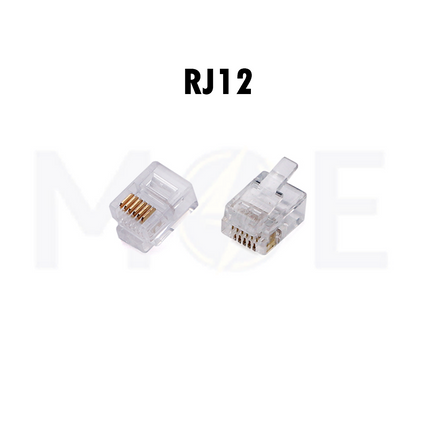 multi-line phone plug Connector Transparent RJ12 6Pin 6P6C | SS6-US01