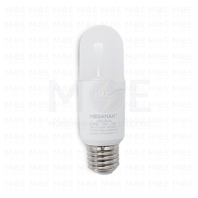 Megaman LED Lamp Stick Warmwhite 720Lm E27 8W  YTP38Z1 - لمبة ليد برم ستيك ورم وايت (1)