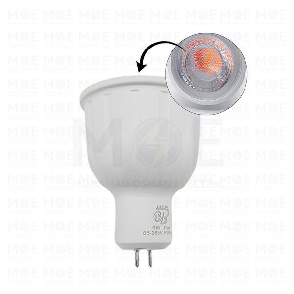 OB SMD LED Spot Lamp Red GU5.3 MR16 9W - لمبة سبوت ليد احمر (1)