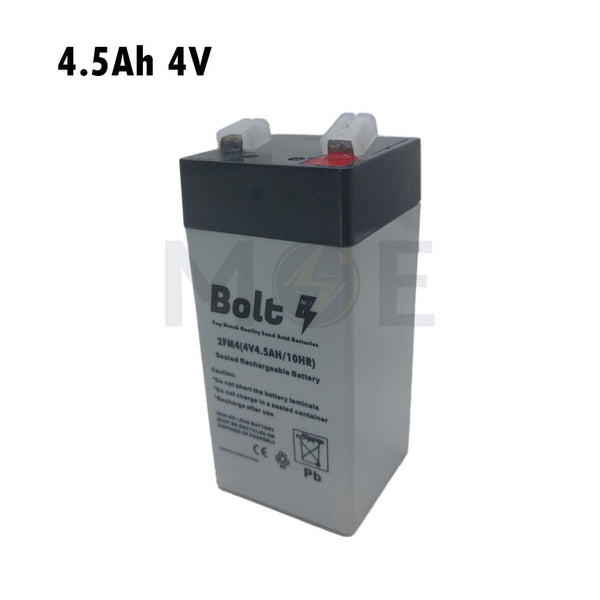 Bolt Sealed Lead Acid Rechargeable Battery (SLA/VRLA) 4.5Ah 4V/10HR | 2FM4