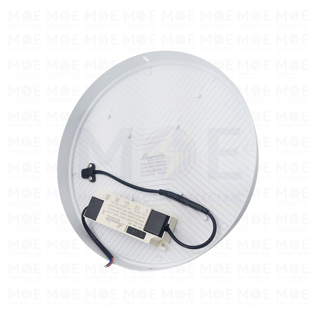 Greenlite LED DownLightPanel Light White Surface FrameLess Circular Spot Daylight, Warmwhite, Coolwhite 22.5cm 50W  SUR50 CCT - سبوت ليد مدور ظاهر بدون كادر ابيض دايلايت، ورم وايت، كول وايتjpg (1)