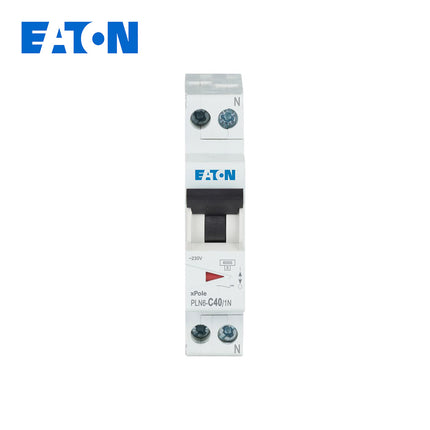 EATON MCB (1Mod.) 6KA C 1P+N 40A DPN | PLN6-C40/1N-MW