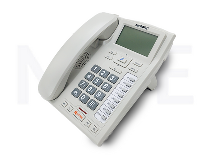 Microtel Landline Corded Desk phone LCD Display Speaker Memory White | KX-TSC885CID