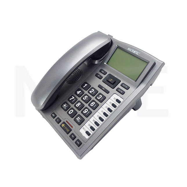 Microtel Landline Corded Desk phone LCD Display Speaker Memory Dark Gray | KX-TSC885CID