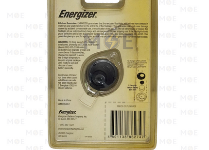ENERGIZER Mini Flash Light 20hr 2xECR2016 LED | WMKCL2BU1 | انتريك جيب ليد تعليقة مدور صغير