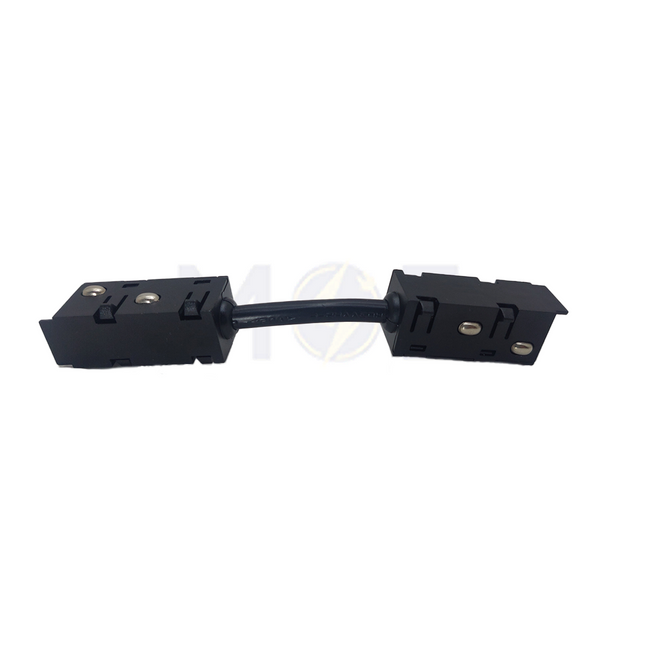 Onlex Magnetic Track Light Rail Power Flexible Single Connector | LX263BK