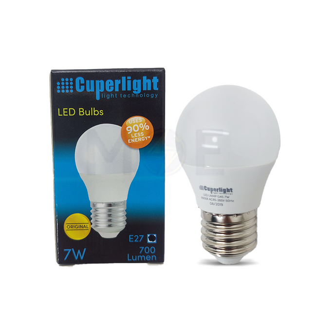    Cuperlight G45 LED Lamp Bulb DayLight E27 7W | G45