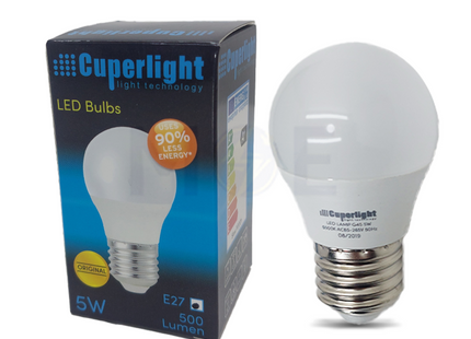Cuperlight G45 LED Lamp Bulb DayLight E27 5W | G45