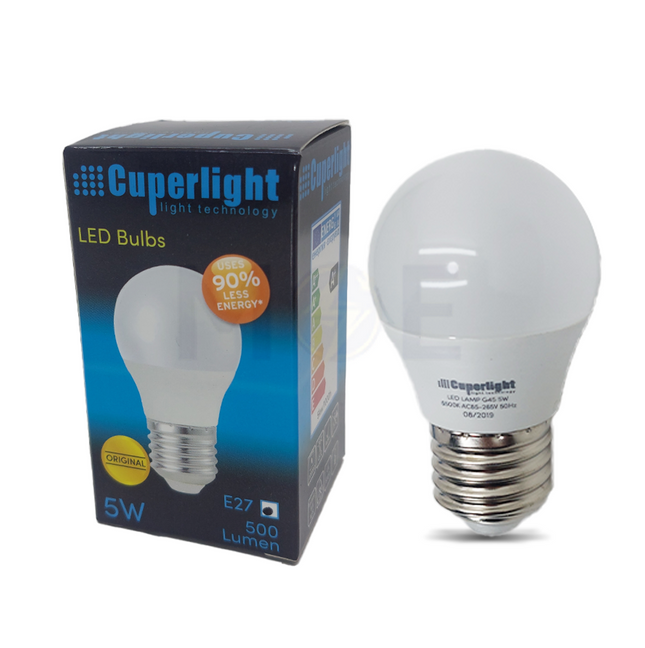 Cuperlight G45 LED Lamp Bulb Warmwhite E27 5W | G45