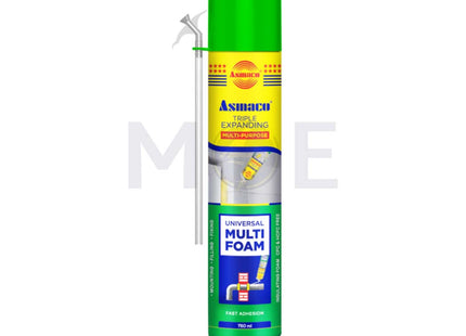 Asmaco Triple Expanding Multi Purpose PU Foam Spray 750ml