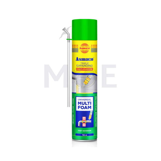 Asmaco Triple Expanding Multi Purpose PU Foam Spray 750ml