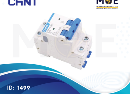 Chint MCB EB C 3kA 2P 10A | 135232 | دجنتور كهرباء مجوز - قاطع كهربائي