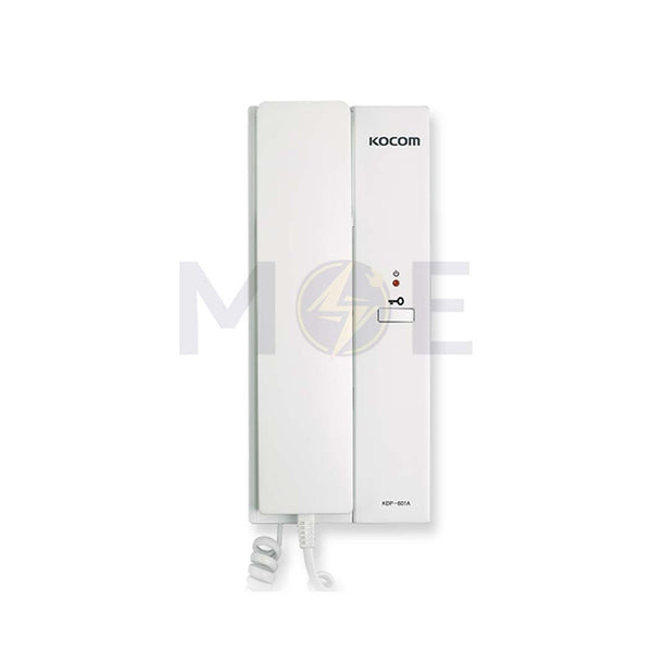 Kocom Audio Interphone (Handset) with Door Release (work with Door Phone panel DS-2D/ MS‑2D)  6V-12V DC | KDP-601DM