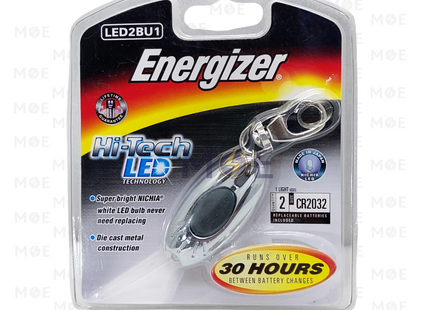 ENERGIZER Mini Flash Light 30hr 2xCR2032 LED | LED2BU1 | انتريك ليد جيب تعليقة اصبع رفيع