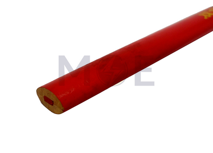 Carpenter Pencil Wood | Two Colors Woodworking Pencil Black & Red 175x12 mm
