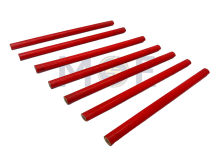 Carpenter Pencil Wood | One Color Woodworking Pencil Black/Graphite 175x12 mm