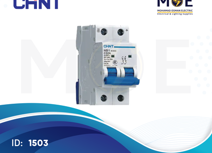 Chint MCB EB C 3kA 2P 32A | 135237 | دجنتور كهرباء مجوز - قاطع كهربائي