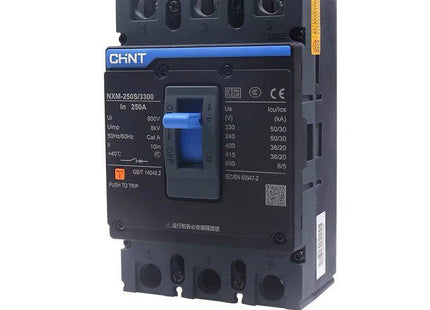 Chint MCCB NXM-250S/3300/ 3P 250A Fix | 131369 دجنتور صناعي 3 فاز
