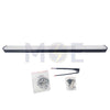 Classic Light IP20 Led Tube Light Fixture Black Warmwhite T15 40W 120cm