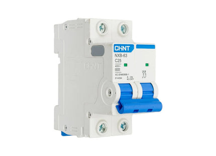 Chint MCB C NXB-63 6kA 2P 25A | 814094 دجنتور مجوز
