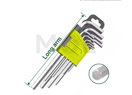 DYLLU Hex Key Set 9Pcs 1.5-10mm | DTHK1291