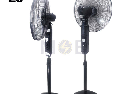 BEA Stand Fan With Timer Black 3 Speed 75W 5 Blades 20inch | FS-20430