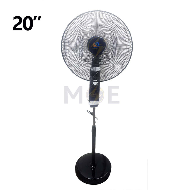 BEA Stand Fan With Timer Black 3 Speed 75W 5 Blades 20inch | FS-20430