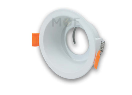 Lamda Downlight Spotlight Frame White Recessed Fix Trimless MR16 7.5cm | LAM110