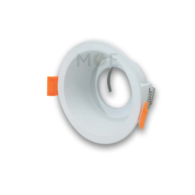 Lamda Downlight Spotlight Frame White Recessed Fix Trimless MR16 7.5cm | LAM110