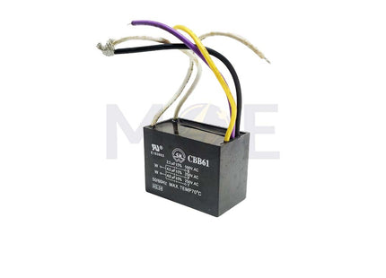 Orient Fan Capacitor (5 Wires) 2.5UF & 4UF & 4.5UF 500V  CBB61 بوبين مروحة بشريط 5 شرايط