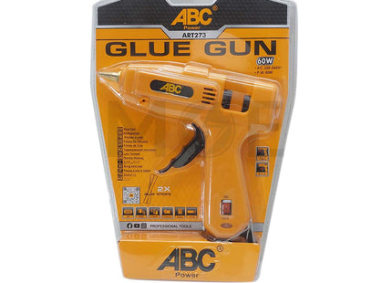 ABC Glue Gun With 2 Glue Sticks 60W | ART273 فرد شمع مع اصبعين شمع